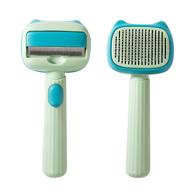 Pet Deshedding And Dematting Grooming Brush For Shedding Control