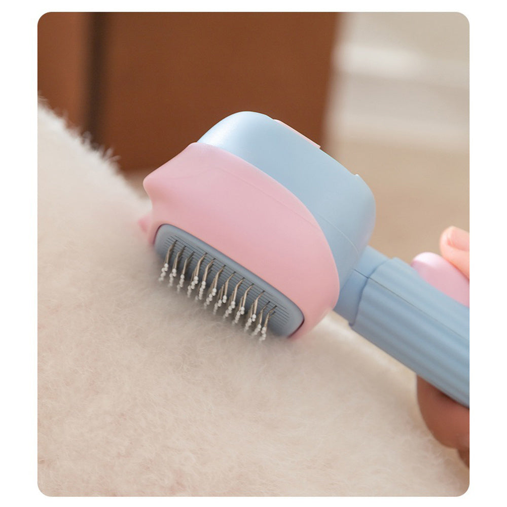 Pet Deshedding And Dematting Grooming Brush For Shedding Control