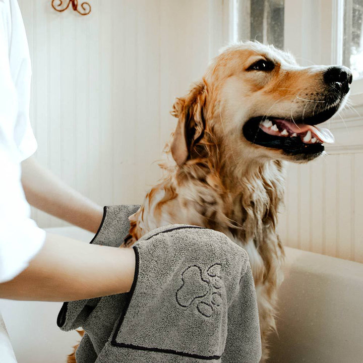 Pet Bathrobe Super Absorbent Large Quick Drying Towel For Pets