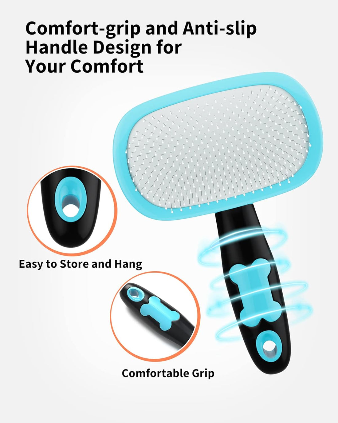 Pet Shedding Grooming Brush For Cats And Dogs