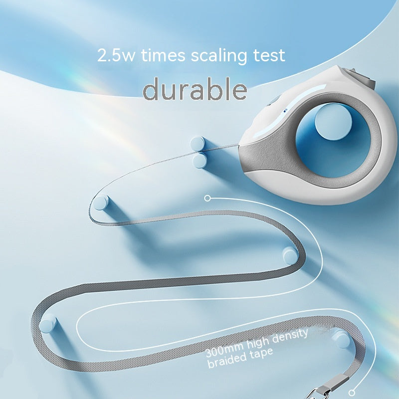 Pet Retractable Luminous Light Ring Walking Leash