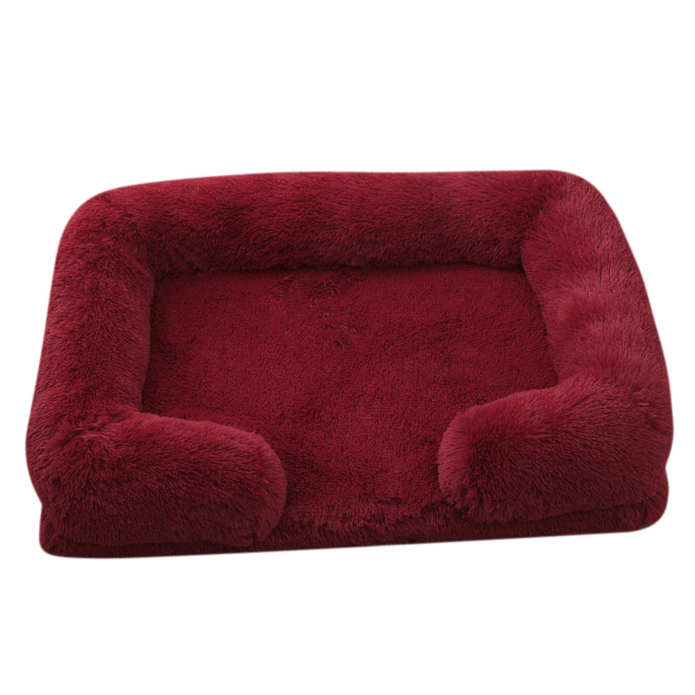 Pet Plush Round Winter Sleeping Bed