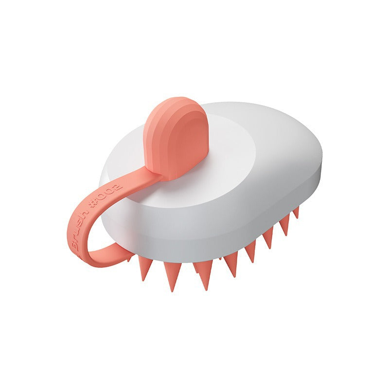 Pet Bath Brush Soft Gel Shampoo Massager Cleaning Tool For Pets