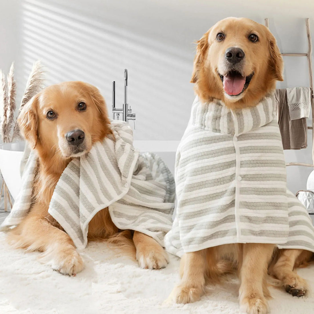 Pet Towel Ultra Absorbent Quick Drying Thick Bathrobe For Pets