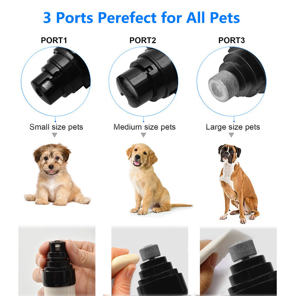 Pet Electric Nail Grinder And Grooming Trimmer Rechargeable USB