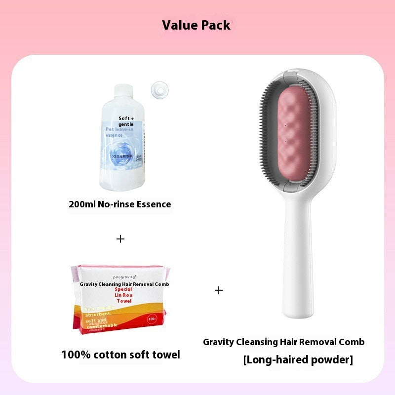 Pet Dematting Grooming Brush For Removing Loose And Sticky Fur