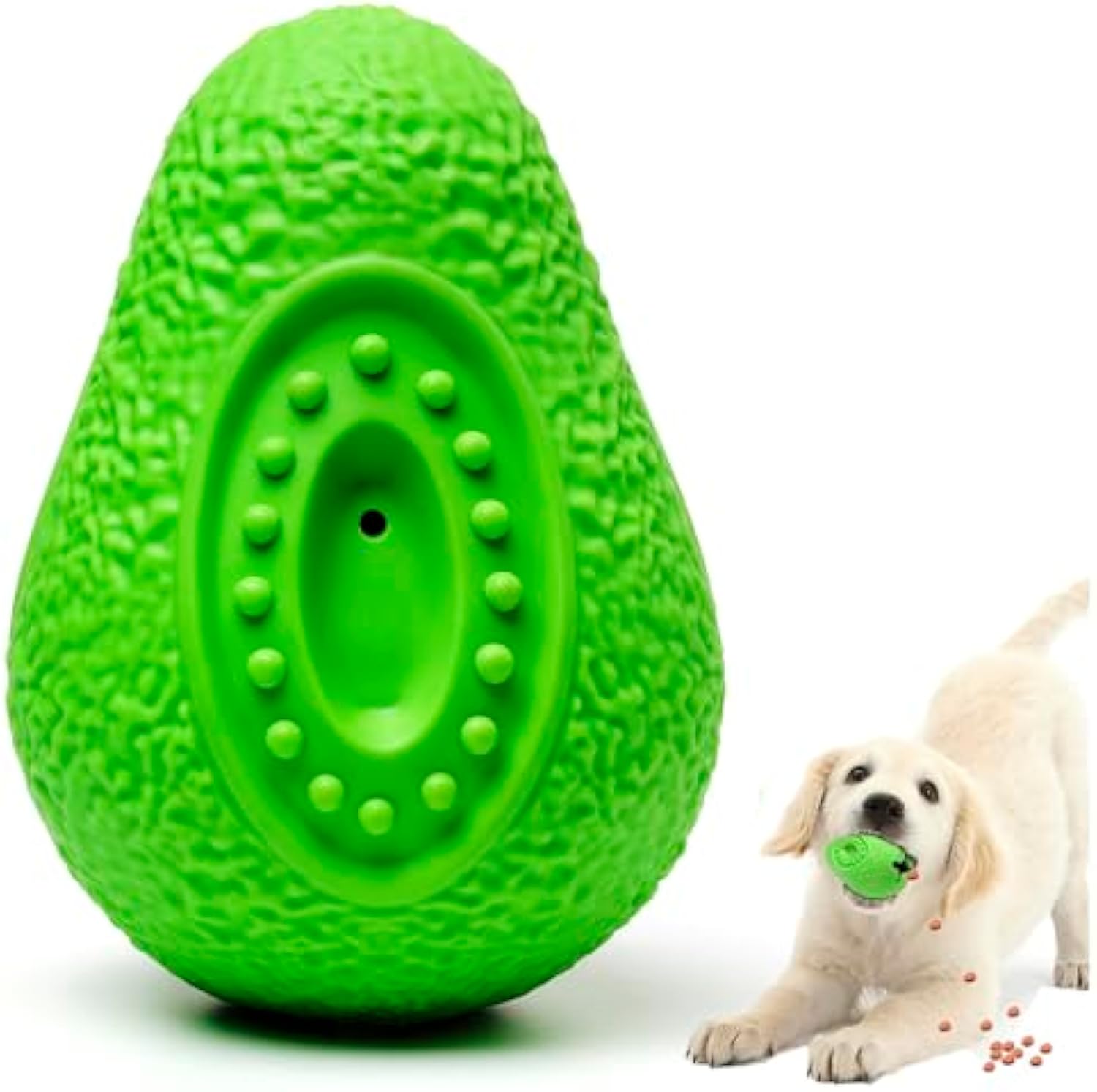 Pet Indestructible Chew Toy Safe Rubber Teething Toy