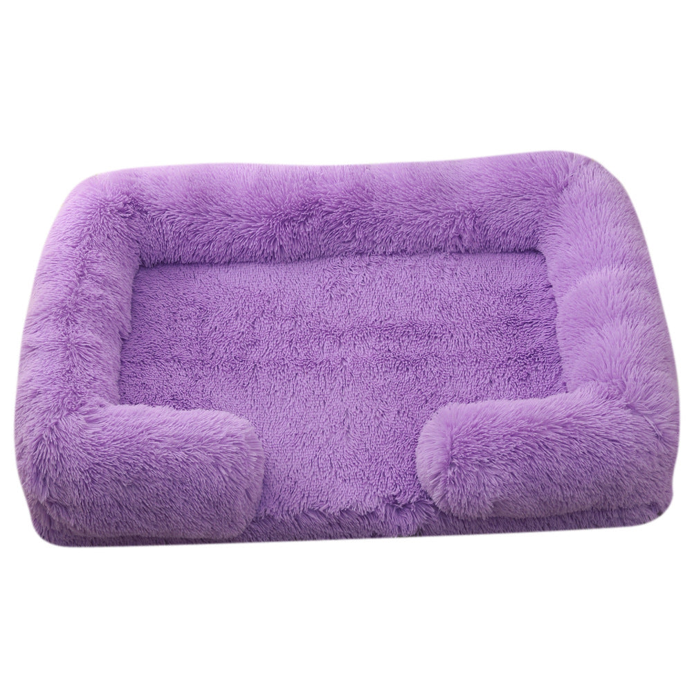 Pet Plush Round Winter Sleeping Bed