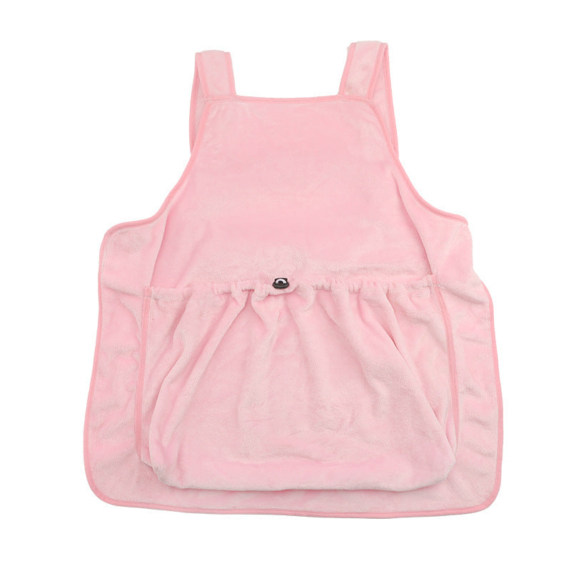 Pet Carrier Chest Apron Hanging Plush Travel Sleeping Bag