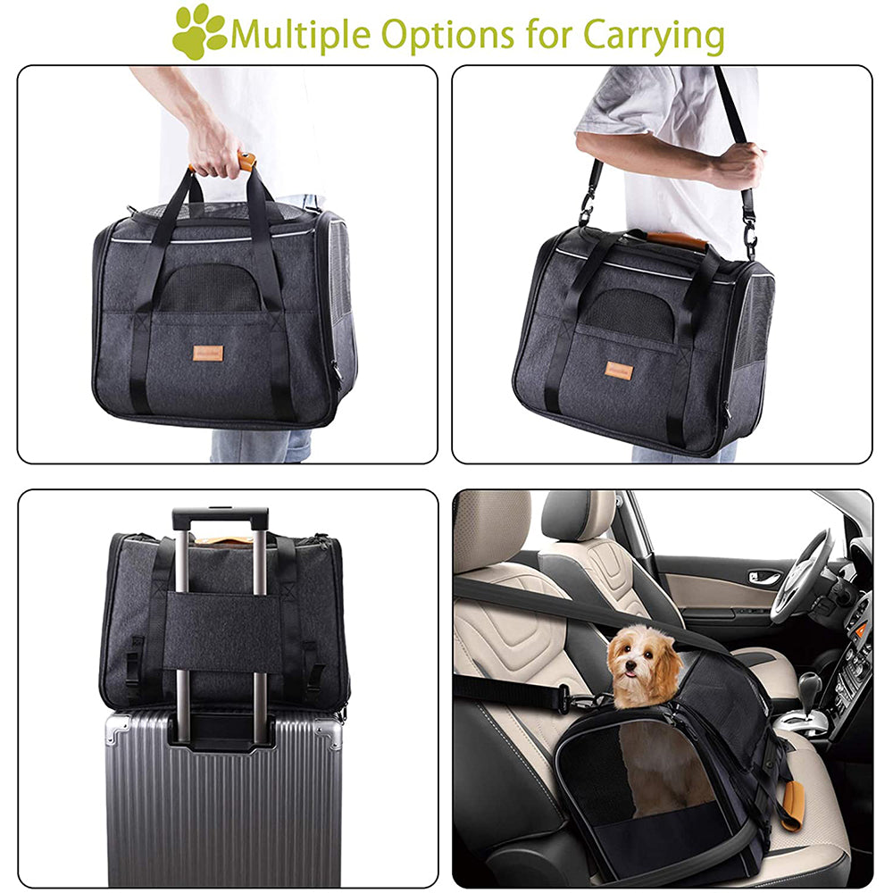 Pet Carrier Soft Foldable Portable Travel Bag