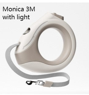 Pet Retractable Luminous Light Ring Walking Leash