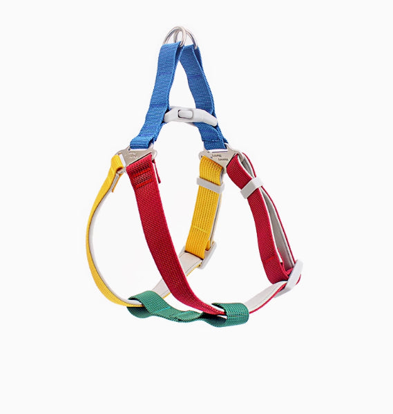 Pet Colorful Outdoor Chest Back Handheld Walking Leash