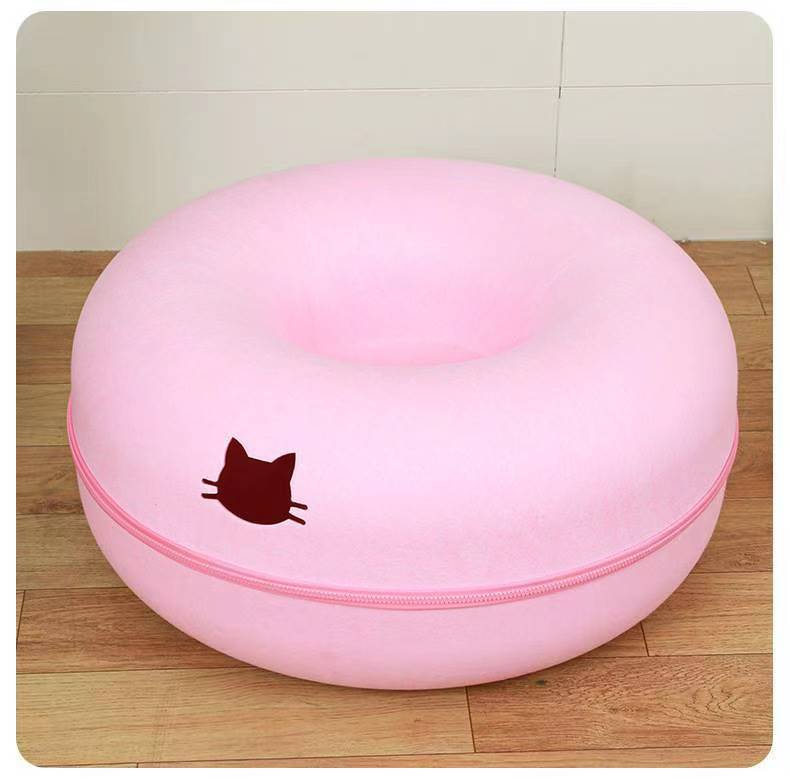 Pet Comfortable Round Tunnel Sleeping Bed