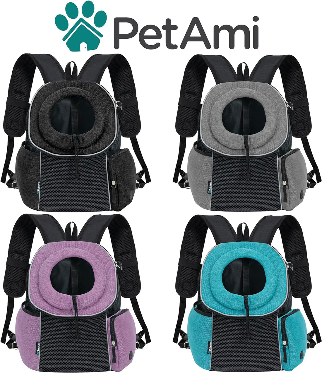 Pet Backpack Carrier Breathable Portable Travel Carry Bag
