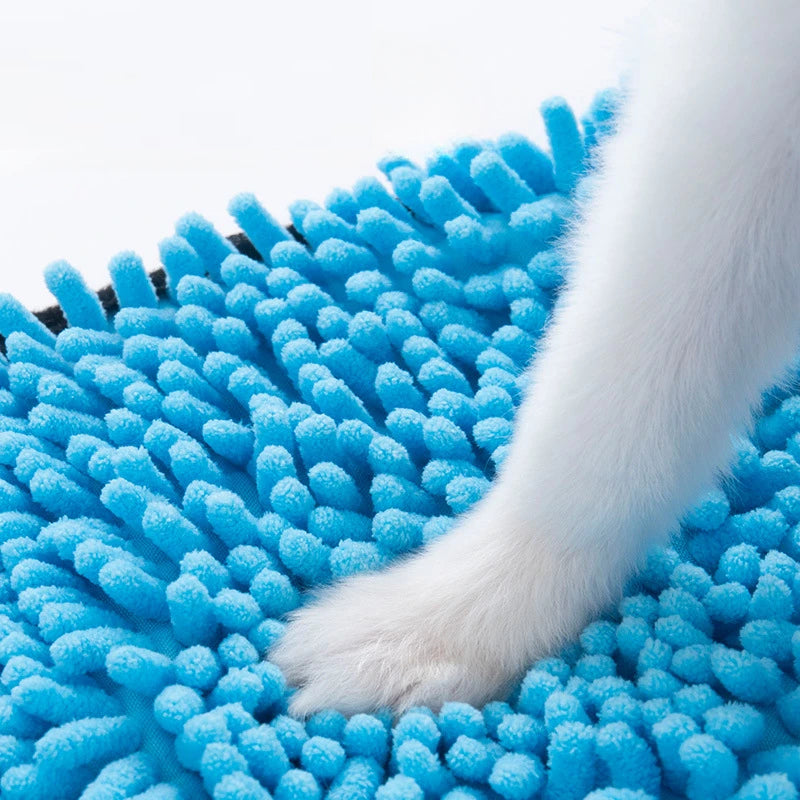 Absorbent Microfiber Pet Drying Towel Hand Pocket Quick Dry