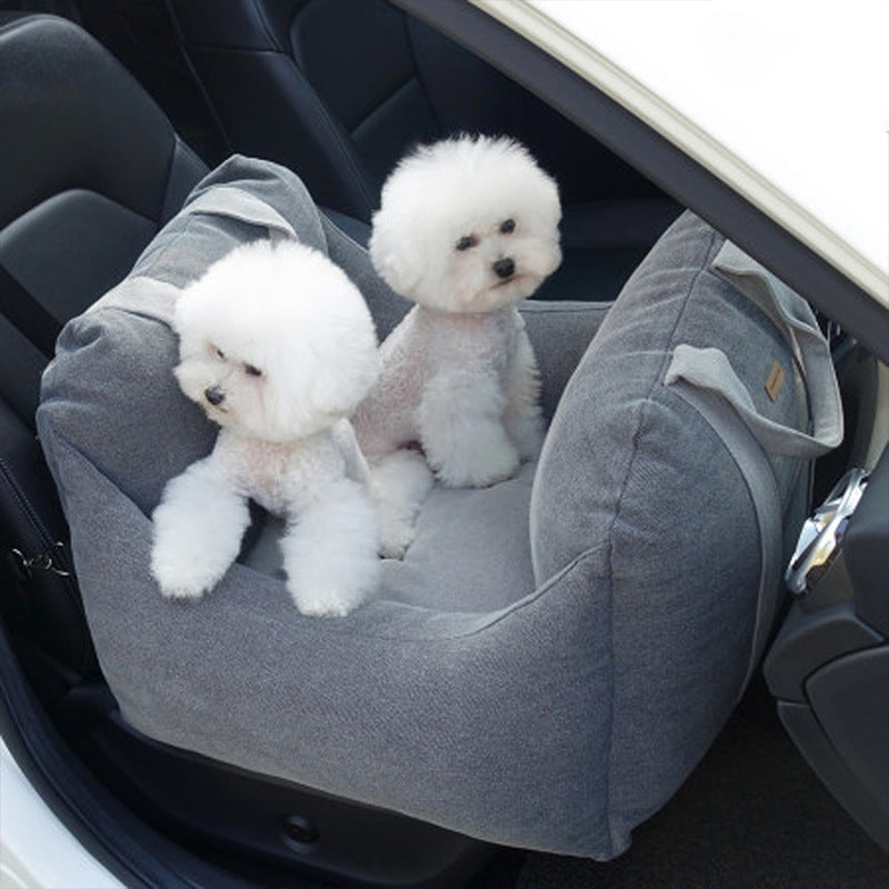 Pet Car Carrier Seat Waterproof Portable Travel Safety Basket