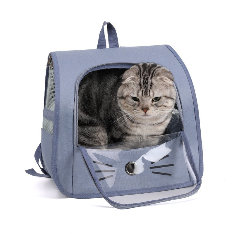 Pet Backpack Carrier Breathable Portable Shoulder Travel Bag