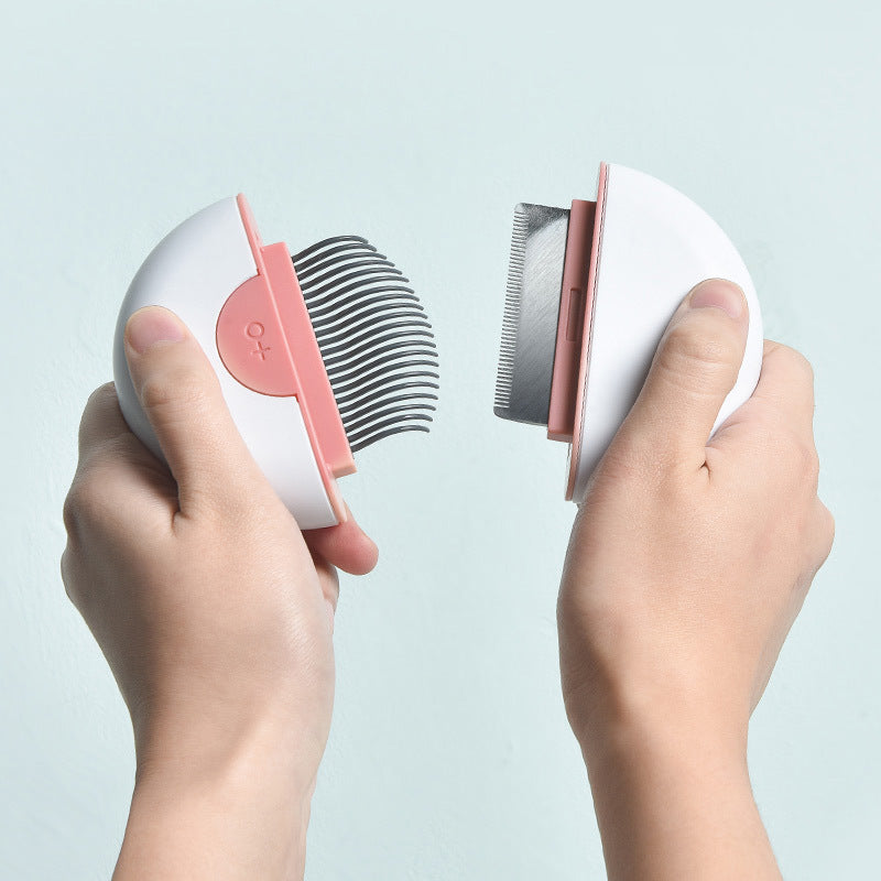 Pet Steel Grooming Comb For Dematting And Shedding Control