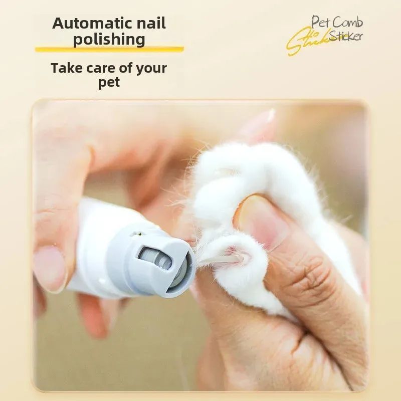 Pet Rechargeable Two In One Nail Trimmer Grooming Brush