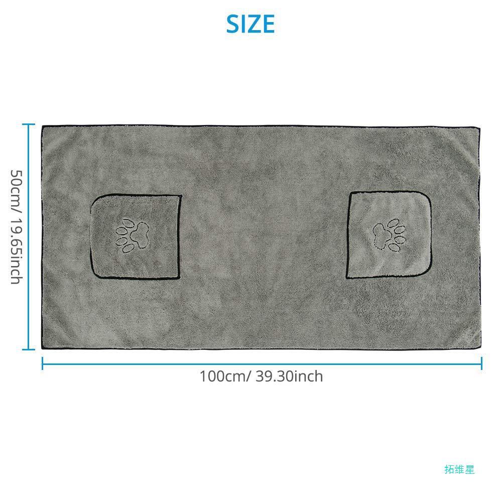 Pet Bathrobe Super Absorbent Large Quick Drying Towel For Pets