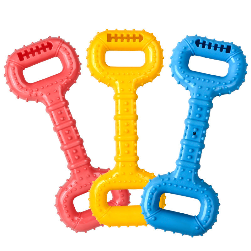 Pet Long Lasting Chew Bone Interactive Pull Band Toy