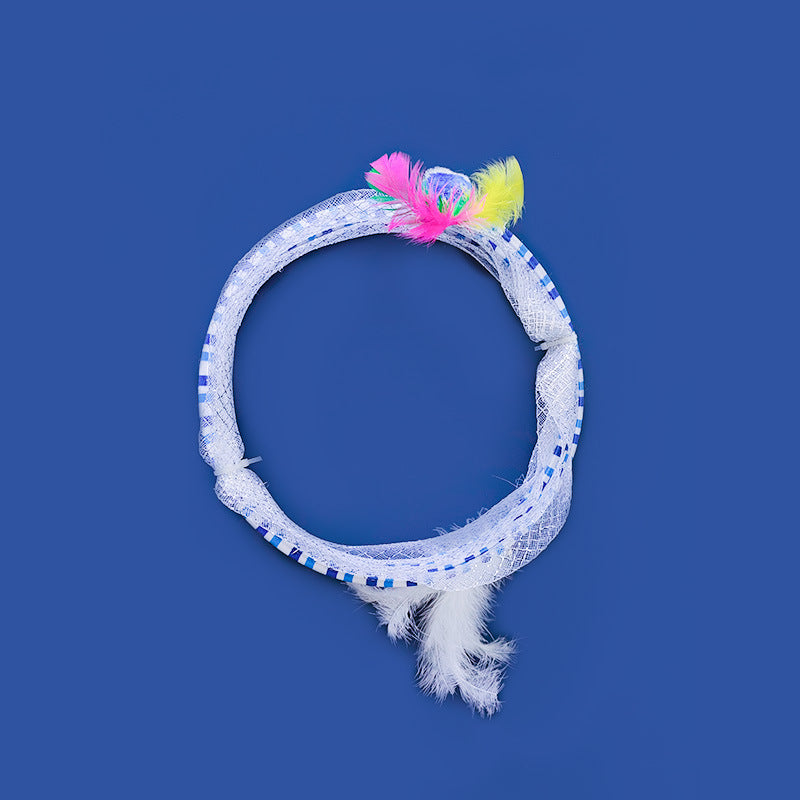 Foldable Pet Tunnel Toy With Storage