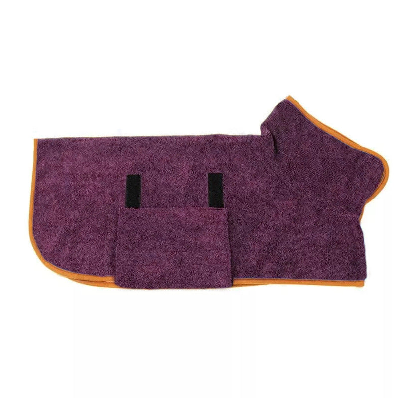 Pet Bathrobe Microfiber Absorbent Fast Drying Grooming Towel For Pets