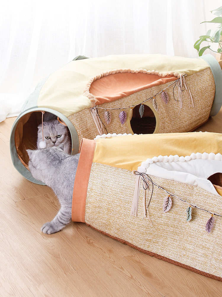 Pet Net Litter Roll Hole Drilling Toy