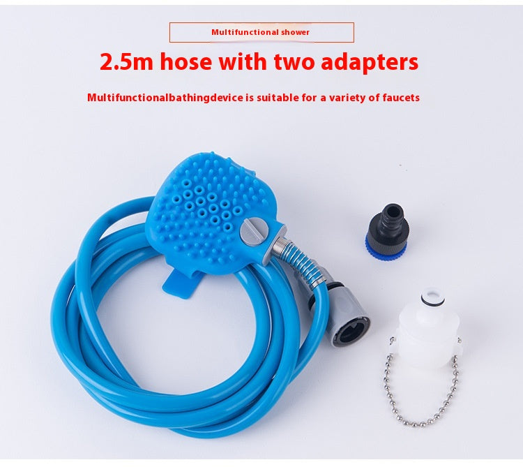 Pet Bath Gloves Silicone Massage Shower Cleaning Tool For Pets