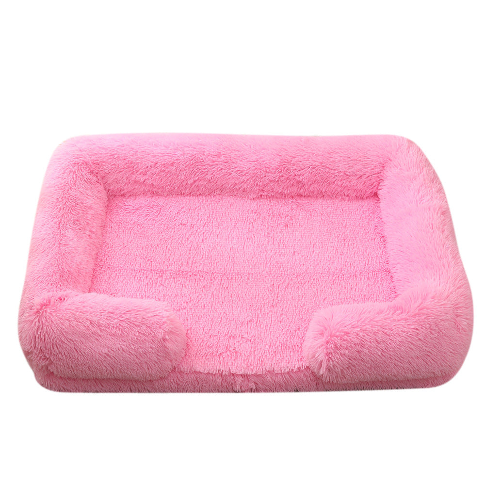 Pet Plush Round Winter Sleeping Bed