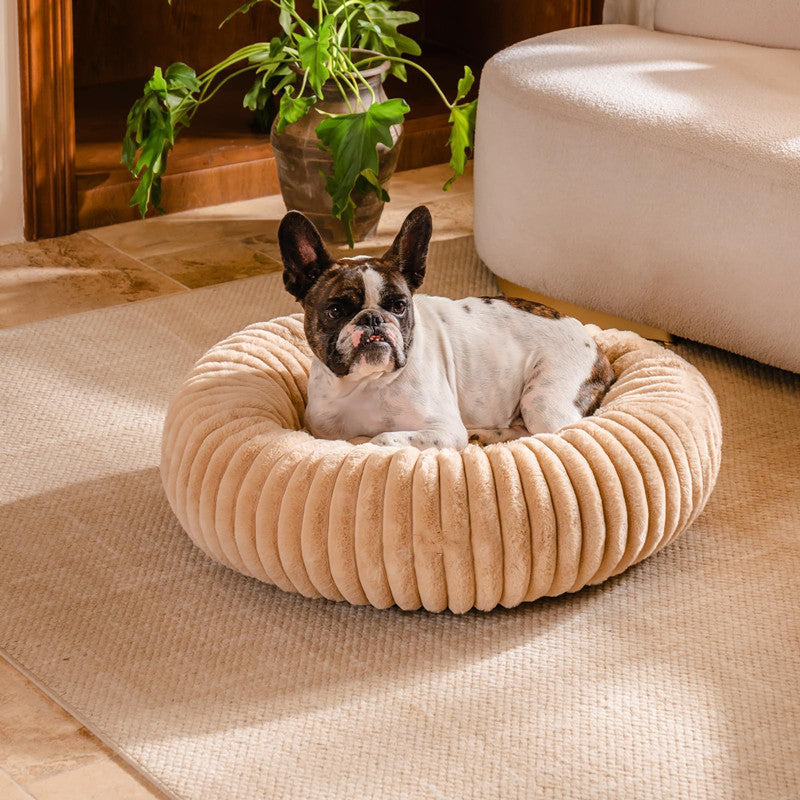 Pet High Grammage Plush Round Winter Warm Sleeping Mat