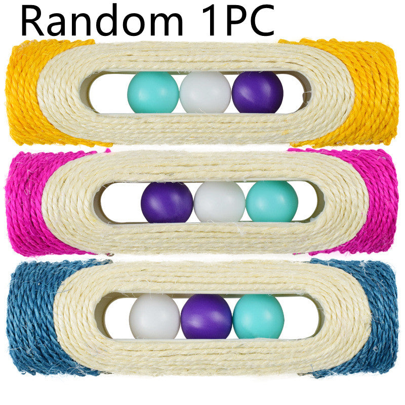 Long Sisal Drum Pet Toy Set Of Three
