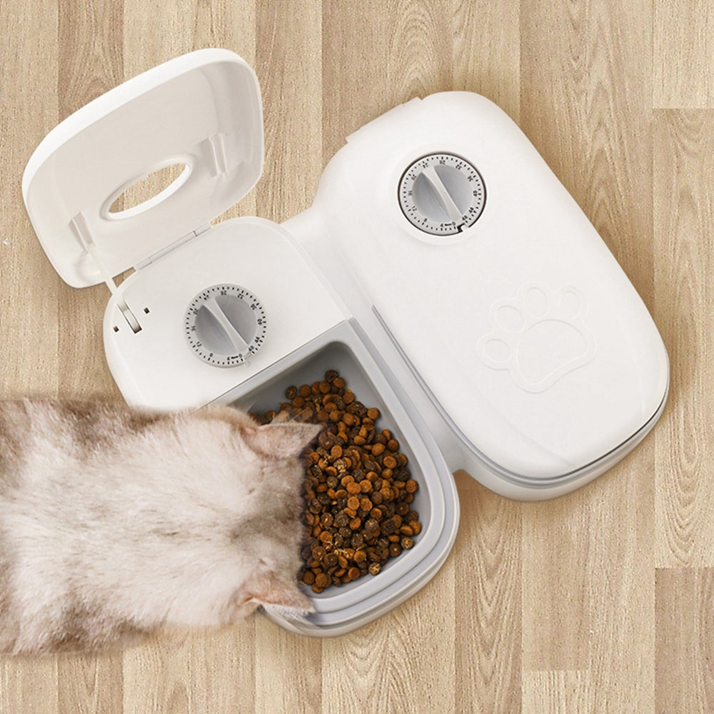 Pet Automatic Smart Food Dispenser With Timer Bowl