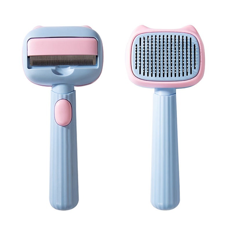 Pet Deshedding And Dematting Grooming Brush For Shedding Control