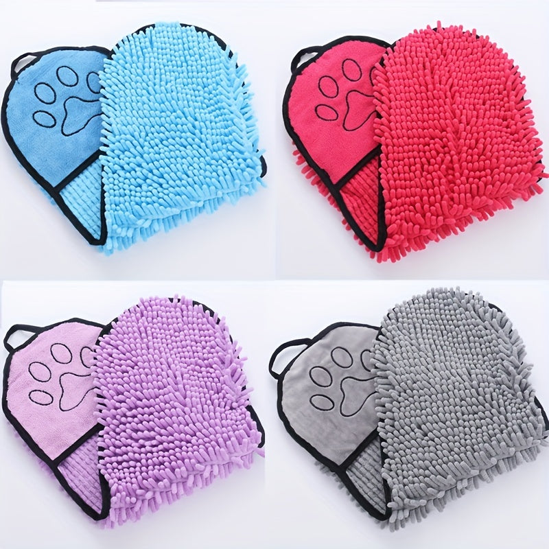Absorbent Microfiber Pet Drying Towel Hand Pocket Quick Dry