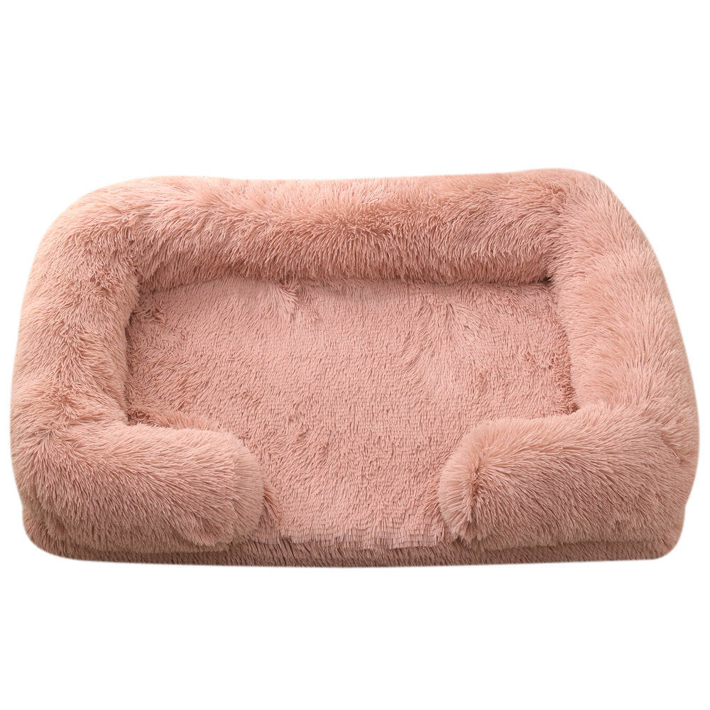 Pet Plush Round Winter Sleeping Bed
