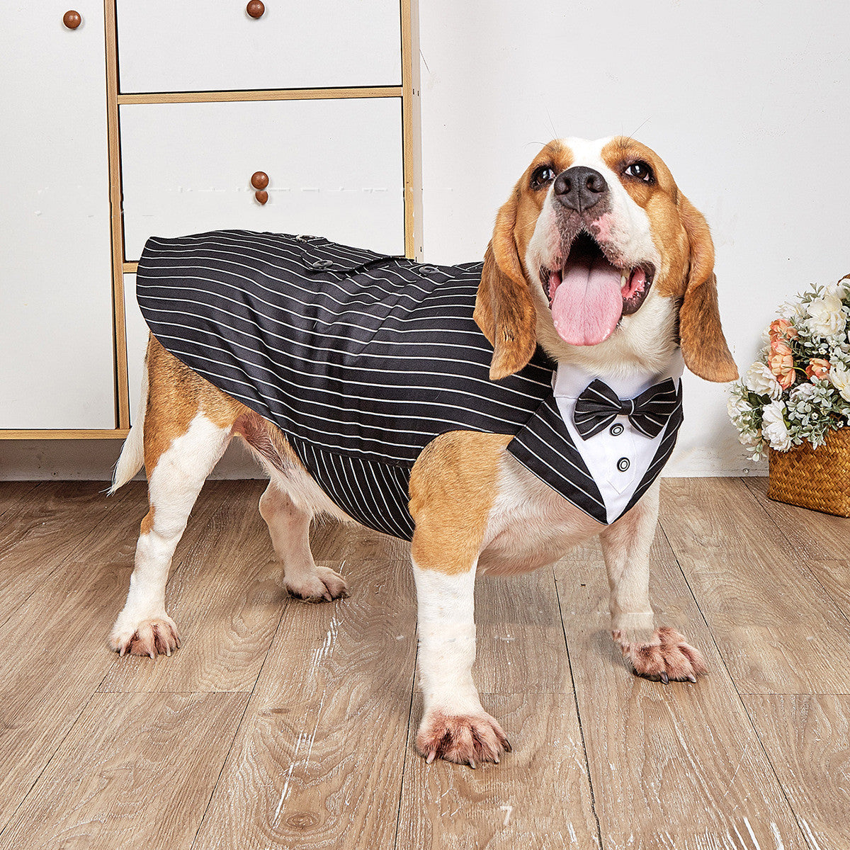 Pet Wedding Suit Jacket Swallowtail Formal Clothing Apparel