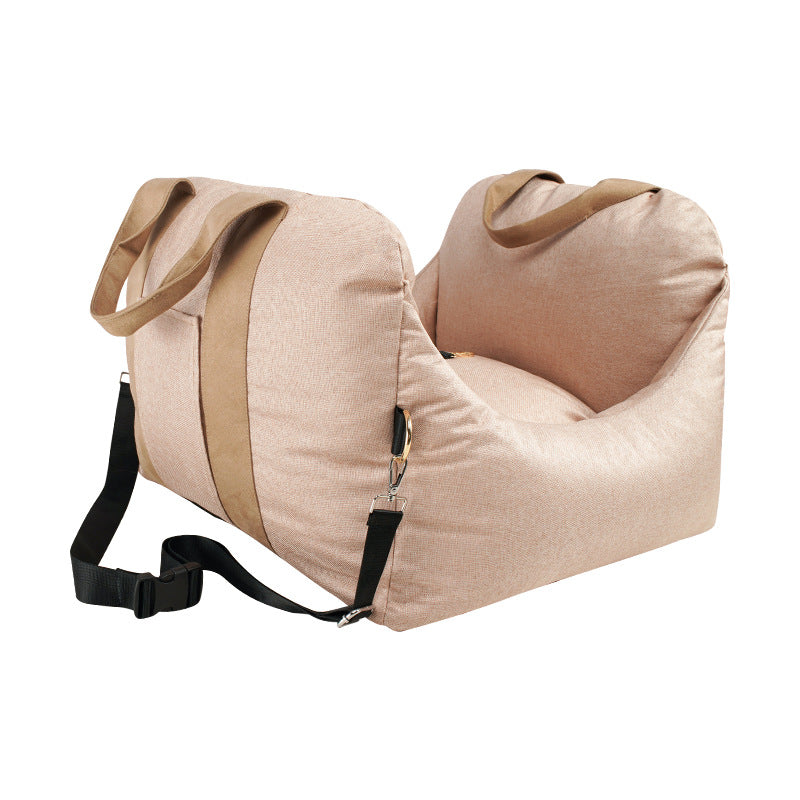Pet Carrier Car Seat Detachable Washable Four Seasons Portable