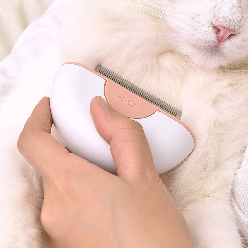 Pet Steel Grooming Comb For Dematting And Shedding Control