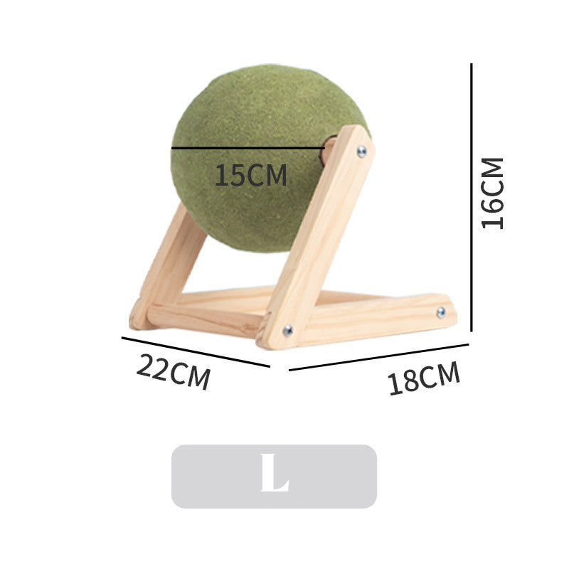Pet Catnip Ball Toy With Holder Safe Healthy Indoor Toy
