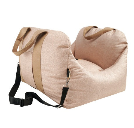 Pet Car Carrier Seat Waterproof Portable Travel Safety Basket