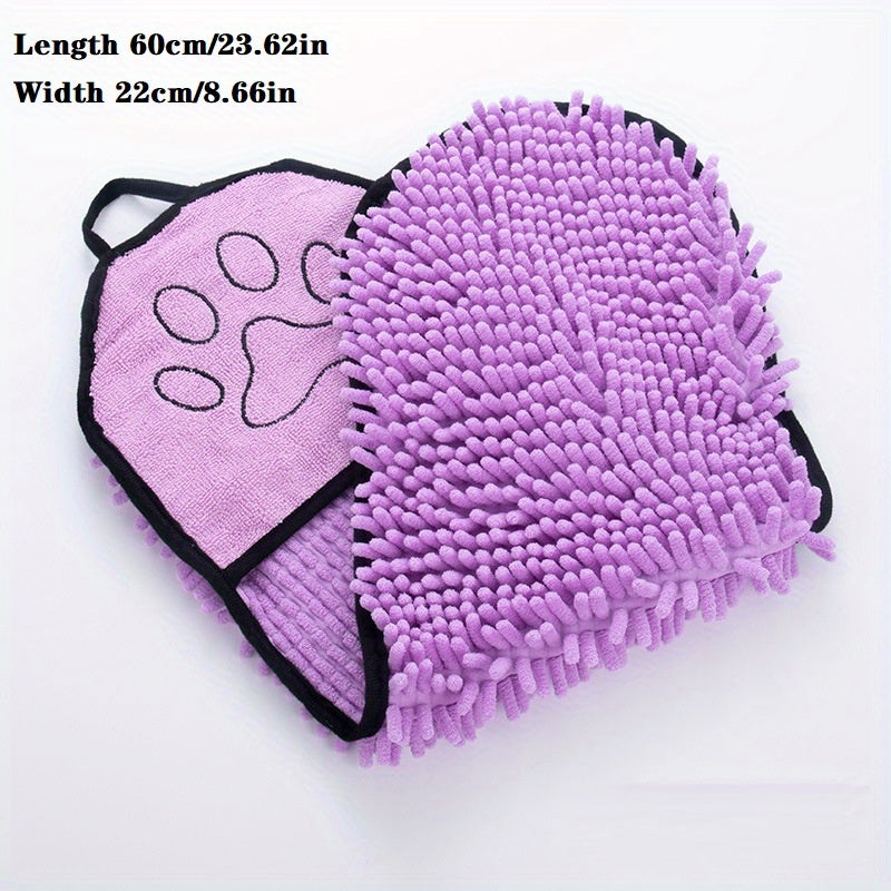 Absorbent Microfiber Pet Drying Towel Hand Pocket Quick Dry