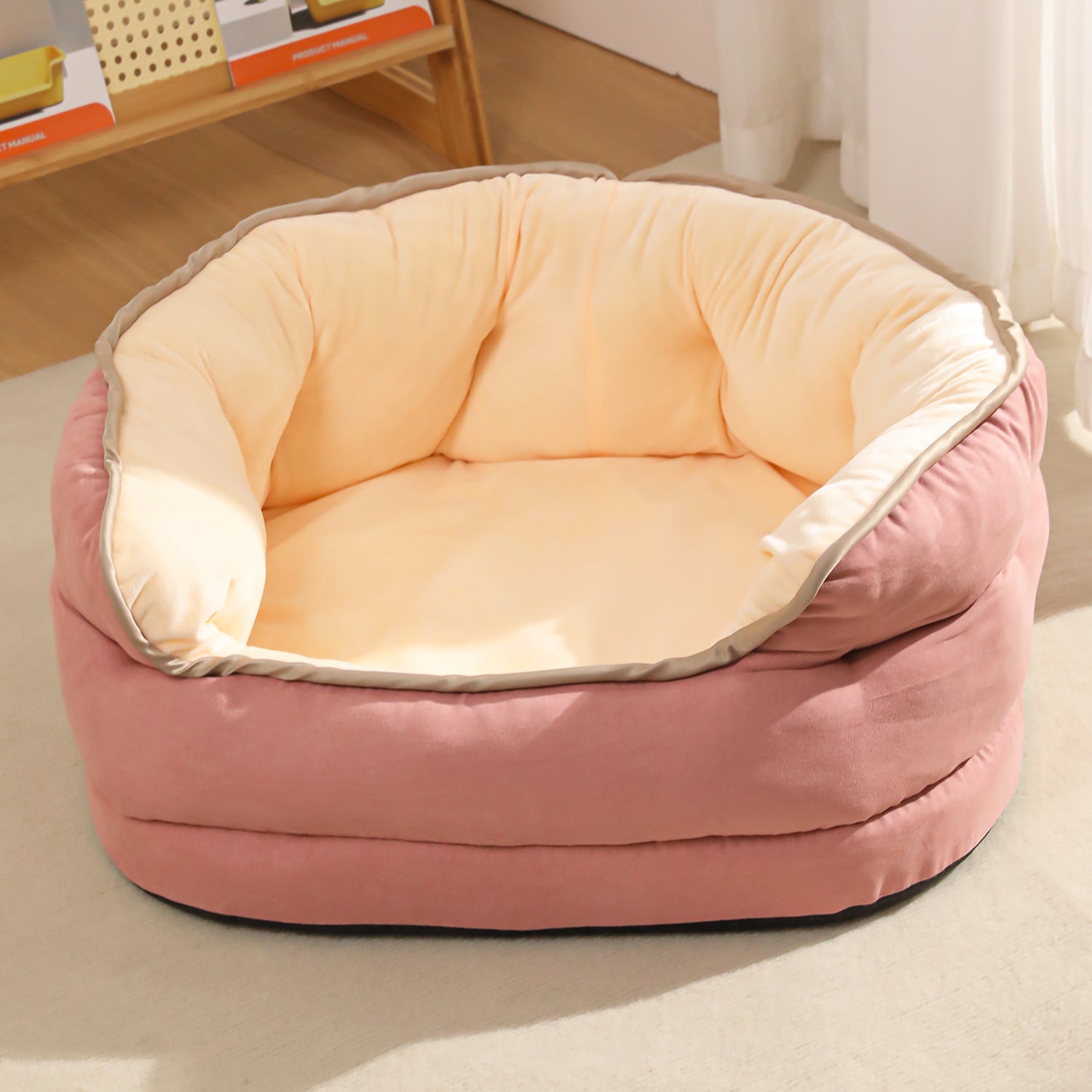 Pet Thickened Washable Plush Warm Sofa Style Bed