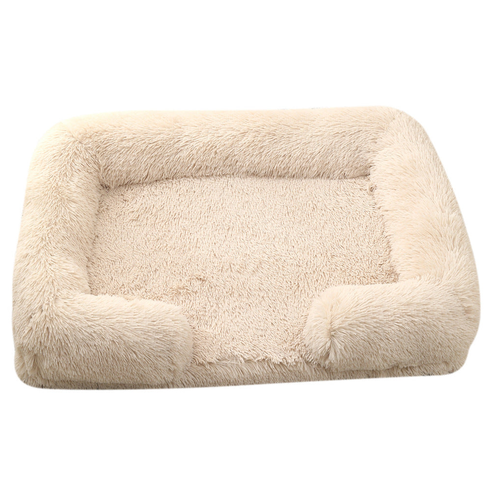Pet Plush Round Winter Sleeping Bed
