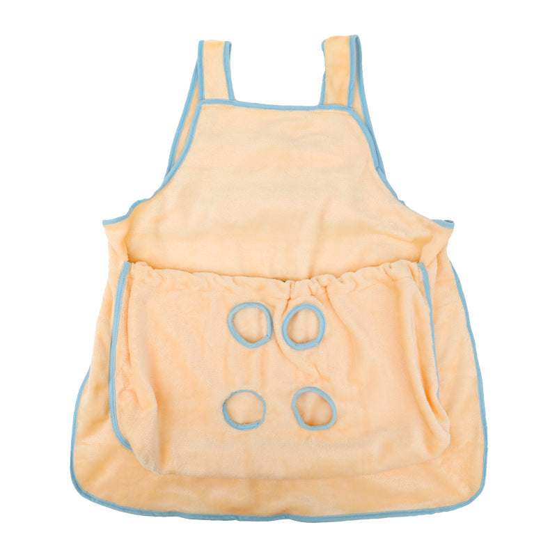 Pet Carrier Chest Apron Hanging Plush Travel Sleeping Bag
