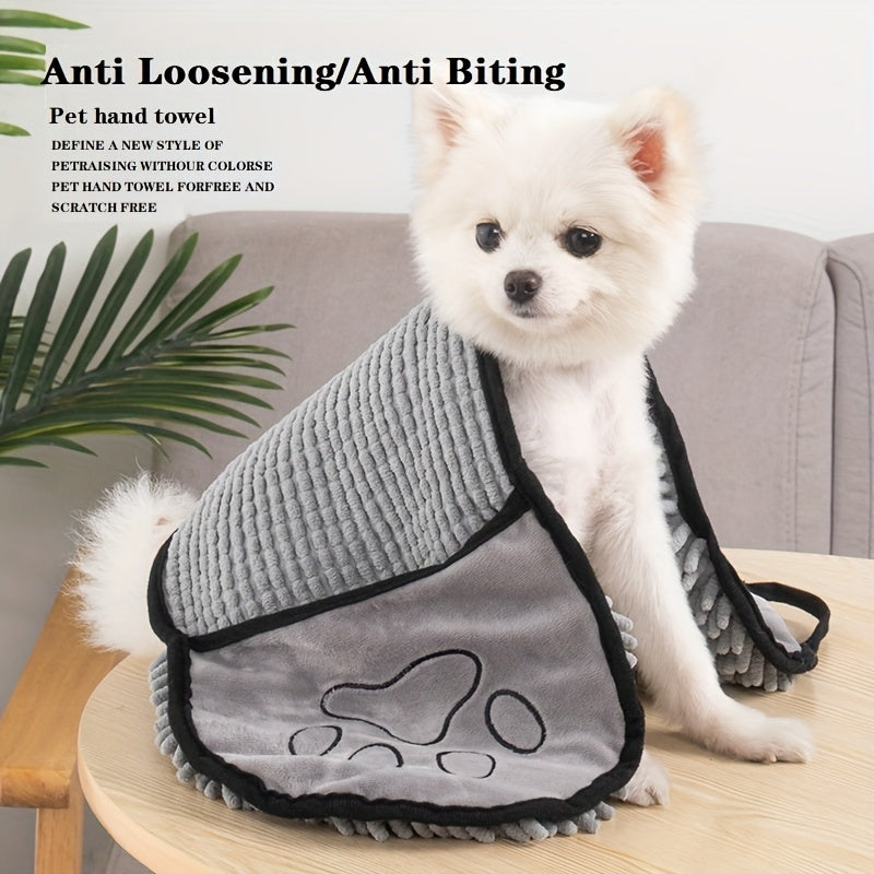 Absorbent Microfiber Pet Drying Towel Hand Pocket Quick Dry