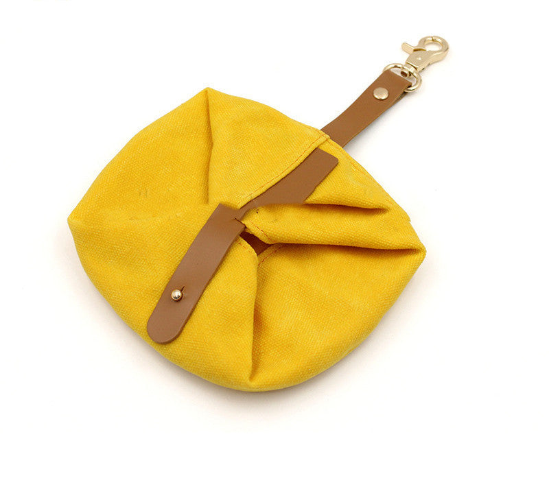 Pet Folding Canvas Portable Feeding And Water Bowl