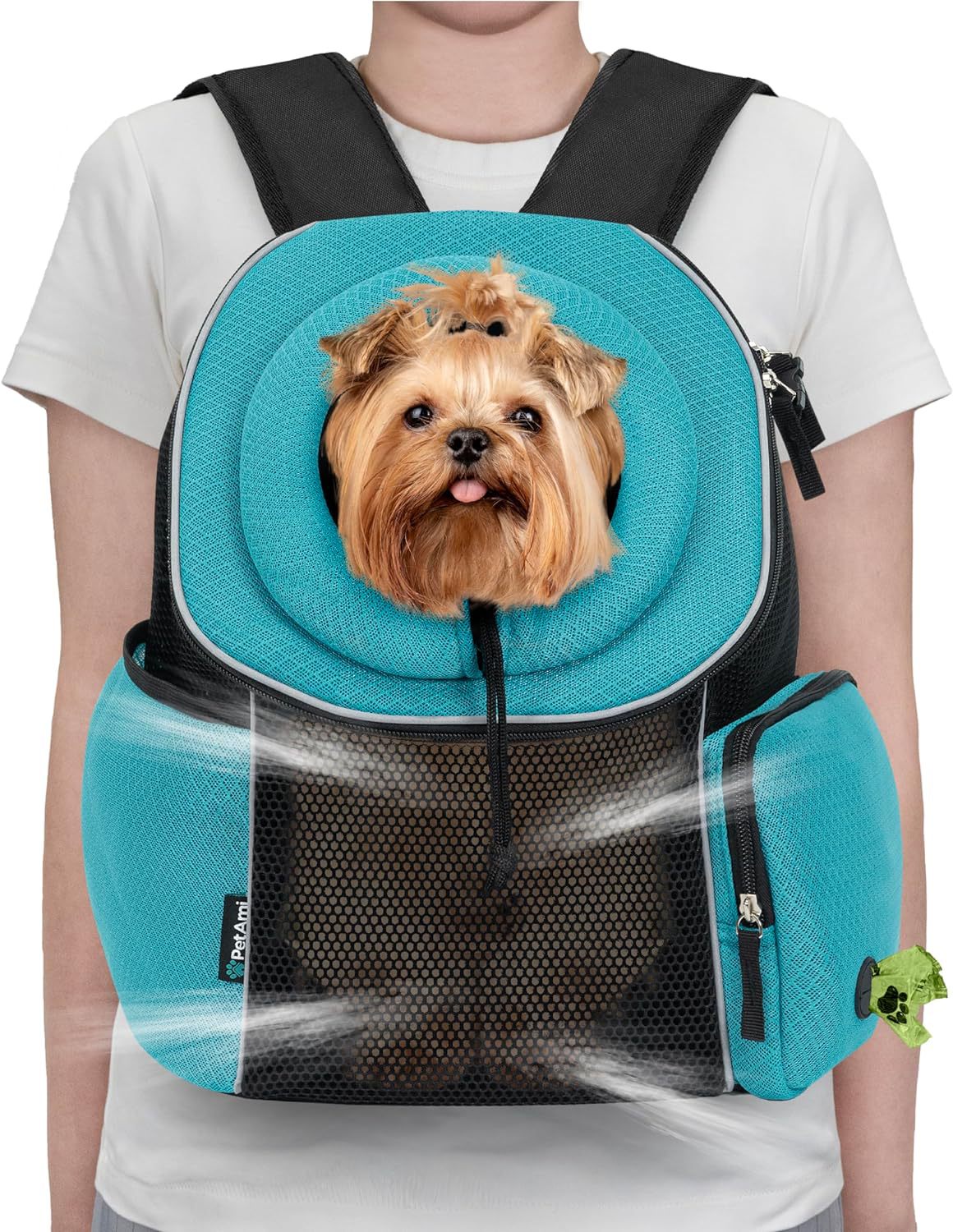 Pet Backpack Carrier Breathable Portable Travel Carry Bag