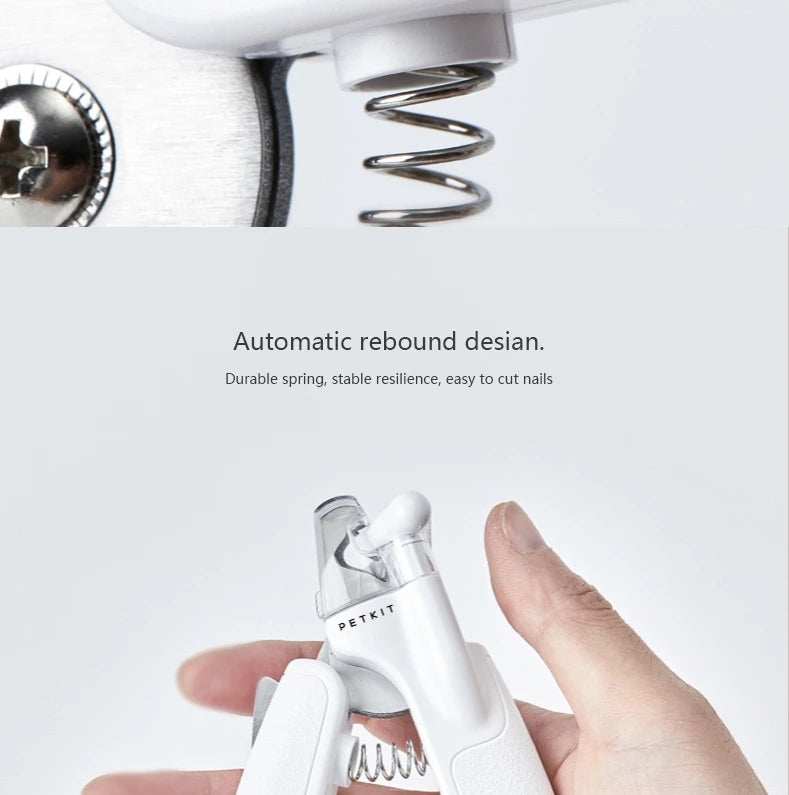 Pet Professional Nail Clipper Scissors LED Trimmer Tool