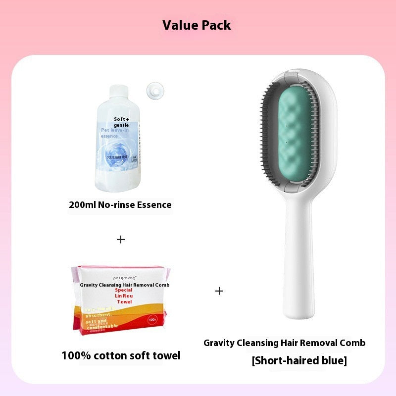 Pet Dematting Grooming Brush For Removing Loose And Sticky Fur